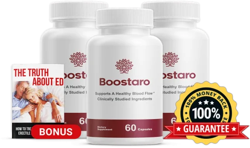 Boostaro 3 Bottles package